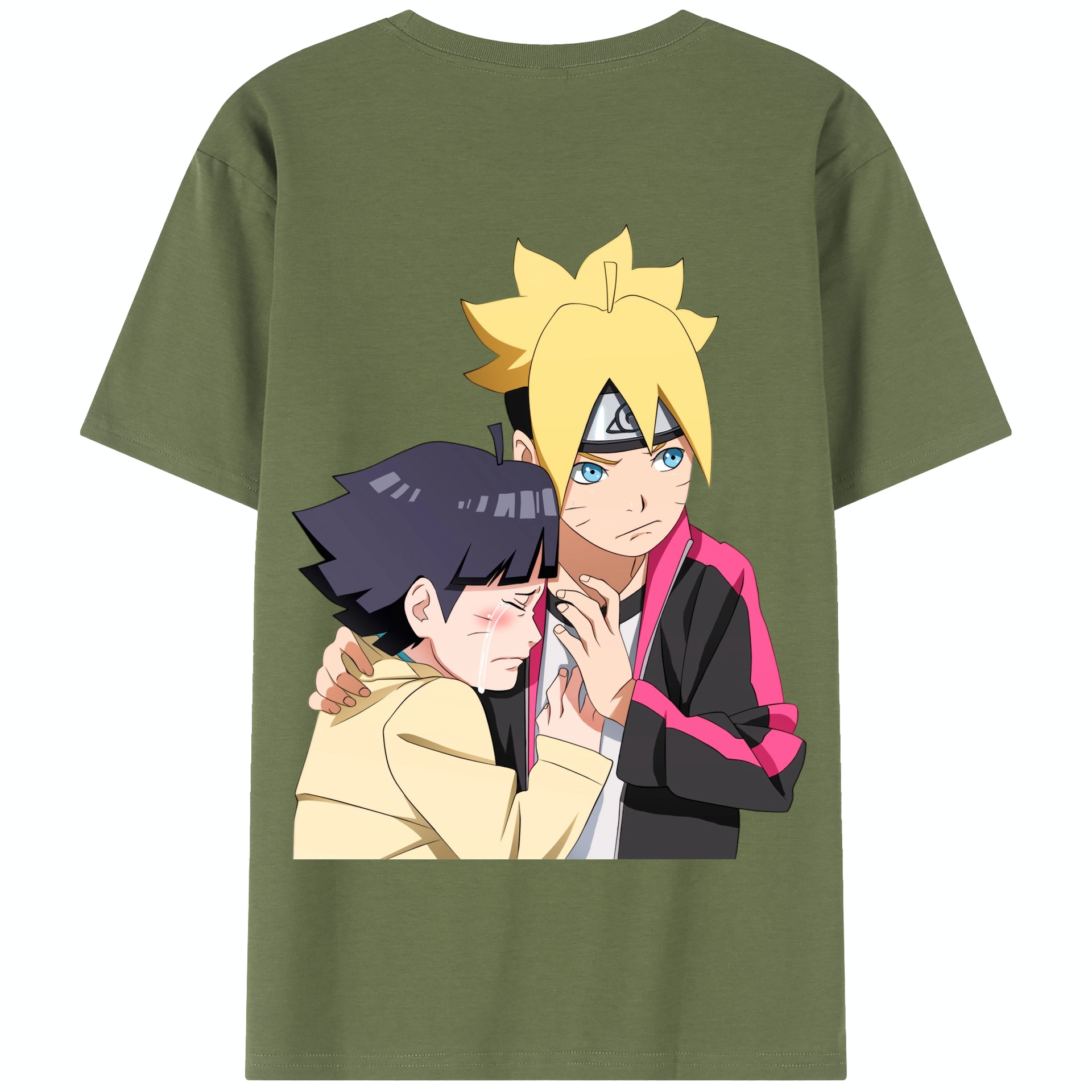 （画像用） NARUTO -ナルト- うずまき ボルト Uzumaki Boruto 綿100％半袖Tシャツ（背面プリント）